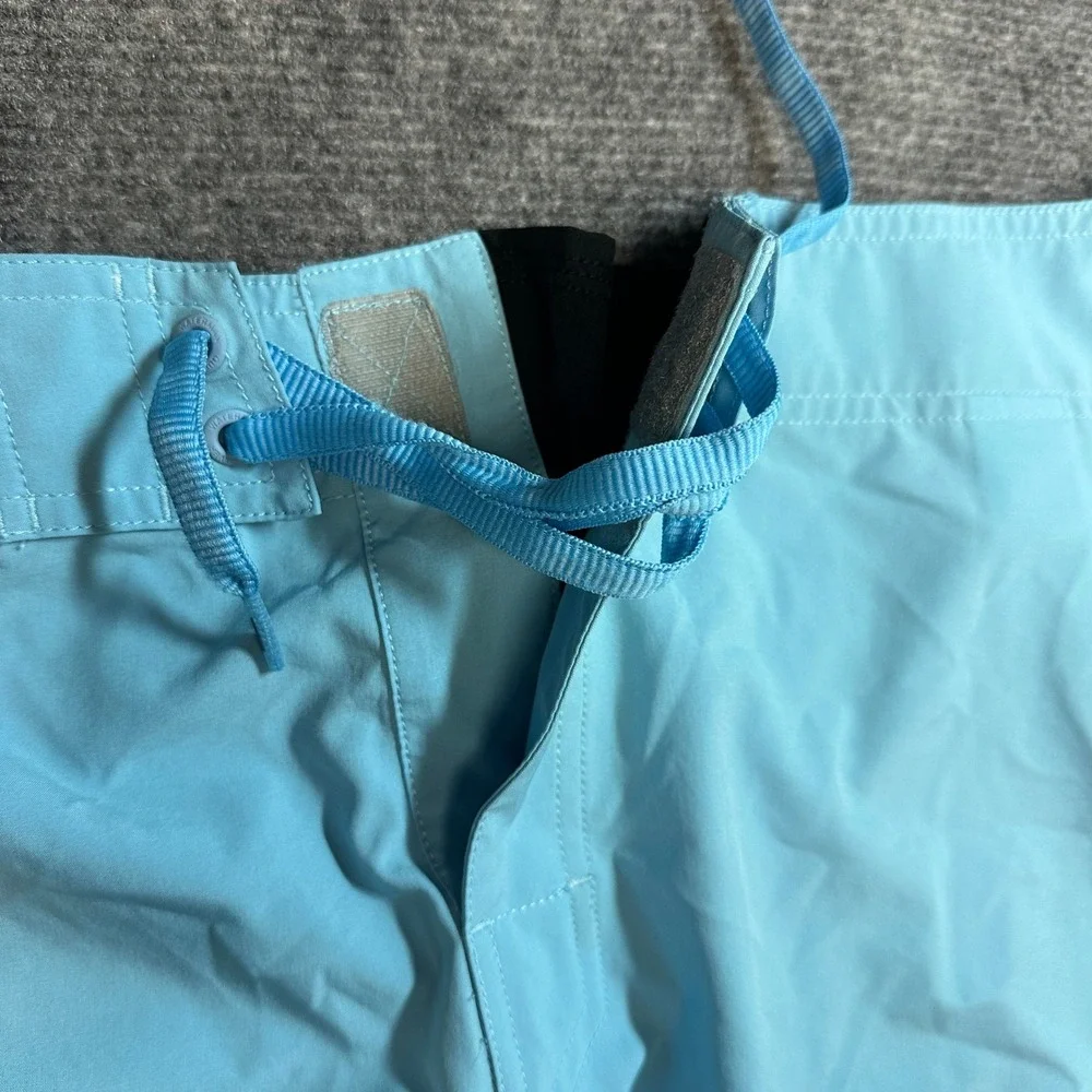 Quiksilver Waterman Collection Board Shorts Mens 34 Blue Grey QME031 Swim Trunk